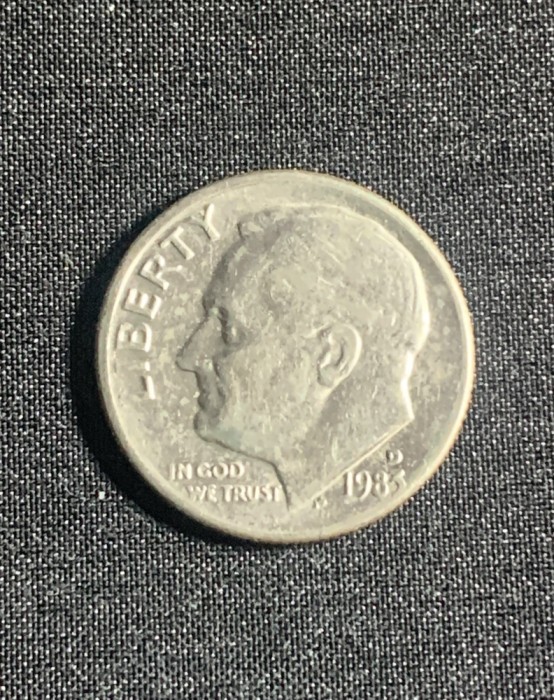 Moneda One Dime 1983 USA