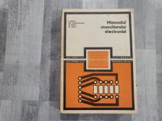 Manualul muncitorului electronist de I.Ristea, Gh.Constantinescu,A.Vasile, N.Tetcu