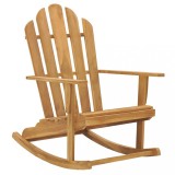 Scaun balansoar Adirondack, lemn masiv de tec