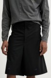 A-COLD-WALL* pantaloni scurți barbati, culoarea negru, ACWMB314