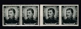 ROMANIA 1949 LP 259 LP 259 a I. V. STALIN DANTELAT+NEDANTELAT PERECHE SERII MNH, Nestampilat