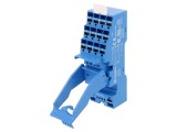 Stativ pentru Şină DIN cu Cleme cu Arc 10A 250VAC, Finder