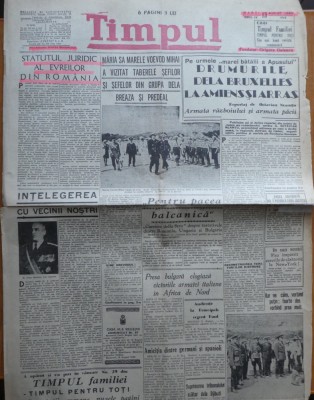 Ziarul Timpul, 13 August 1940 foto