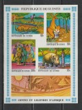 Guinea 1968 - Legende Africane M/S 1v MNH, Nestampilat