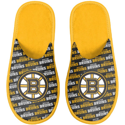 Boston Bruins papuci de copii team scuff slippers - L = 44-45 EU foto