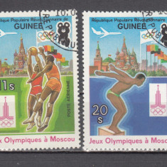 M2 TS6 5 - Timbre foarte vechi - Guineea - Jocurile olimpice Moscova 1980