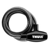 Cablu antifurt pentru bicicleta Thule 538 din otel, 180 cm, cu cheie