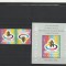ROMANIA 2006 LP 1740 LP 1741 FRANCOFONIA SERIE TETE-BECHE + COLITA MNH NESTAMP