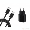 Incarcatoare Samsung Charger USB-C + Cable Type-C, EP-TA800, Black OEM LXT