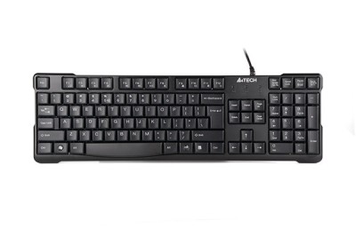 TASTATURA A4TECH, &amp;quot;KR750&amp;quot;, cu fir, 105 taste format standard , USB, negru, &amp;quot;KR-750-USB&amp;quot; 45504985 (timbru verde 0.8 lei) foto