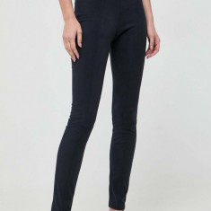 Max Mara Leisure colanti Ebe femei, culoarea albastru marin, neted