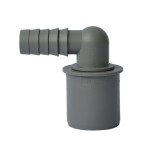 Dop PP, D 40 mm, cu conector rotativ la 90 grade pentru furtun, D 19 - 21 mm