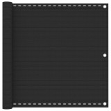 vidaXL Prelată pentru balcon din HDPE, 90 x 400 cm, antracit