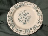 arta / colectie / vintage - Farfurie din faianta cu marcaj Gefle model Percy / Kerstin anii 30 !