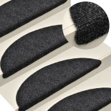 Covorase Scari Autoadezive Antracit 56x17x3 cm, Set 5 Bucati, Antiderapante, Protectie Trepte