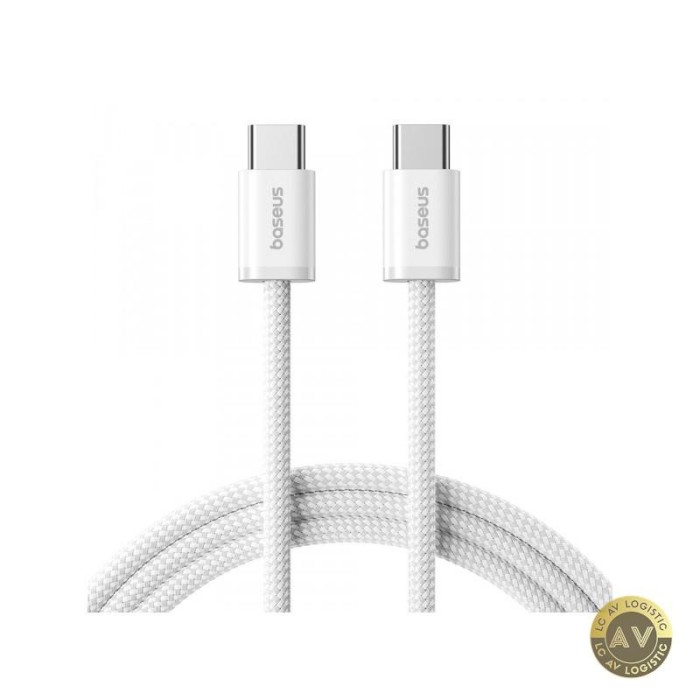 Cablu Date si Incarcare USB-C - USB-C Baseus Dynamic 4 Series 100W 2m Alb P10381400211-01