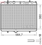 Radiator, racire motor DENSO DRM21055