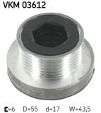 SKF VKM 03612 Sistem roata libera, generator