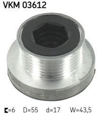 SKF VKM 03612 Sistem roata libera, generator