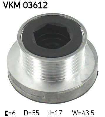 SKF VKM 03612 Sistem roata libera, generator foto