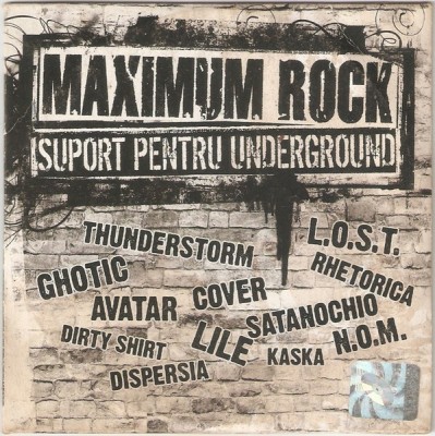Maximum Rock - Suport Pentru Underground, CDr foto
