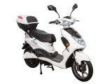 Scuter Electric ZT-27 Warrior EEC, motor 900W, baterie 48V 12Ah, viteza 25 Km/h, autonomie 40km, nu necesita permis de conducere - Alb