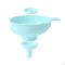 Palnie din plastic 3 in 1 flippy, doua dimensiuni de scurgere, cu filet si filtru, diametru scurgere 5.4 cm, 11.5 x 16.7 cm, albastru