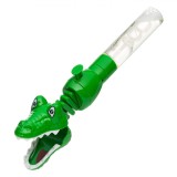 Jucărie Baloane de Săpun, Model Crocodil, Capacitate 40ml, Culoare Verde, Plastic, Oem