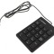 &quot;Tastatură Numerică USB Neagră cu Cablu 1,45m&quot;