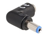 Adaptor DC 5,5/2,1 mufă-soclu &icirc;n unghi