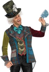 Costum Deluxe Mad Hatter pentru barbati, Leg Avenue, Marimea XL - OUTLET