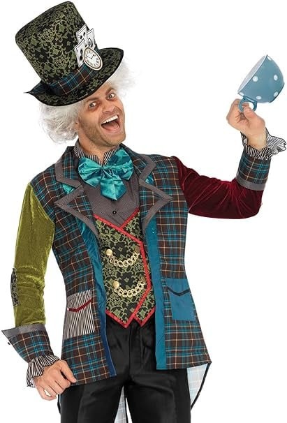 Costum Deluxe Mad Hatter pentru barbati, Leg Avenue, Marimea XL - OUTLET