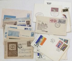 Colectie mixta de 20 FDC-uri si intreguri postale