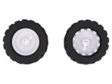 Ax neagră cu crestătură D și &icirc;mpingere 42mm, 3mm