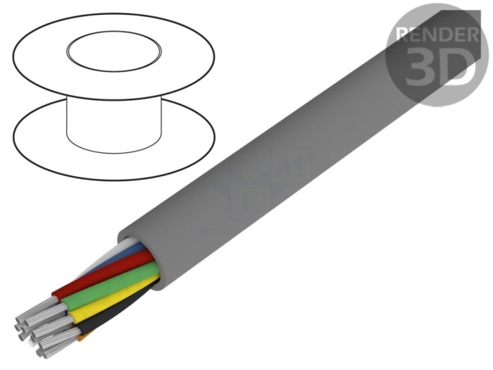 Cablu EcoCable Mini neecranat 30,5m 300V