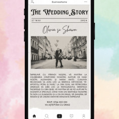 Invitatie Electronica/Digitala pentru nunta, model Newspaper