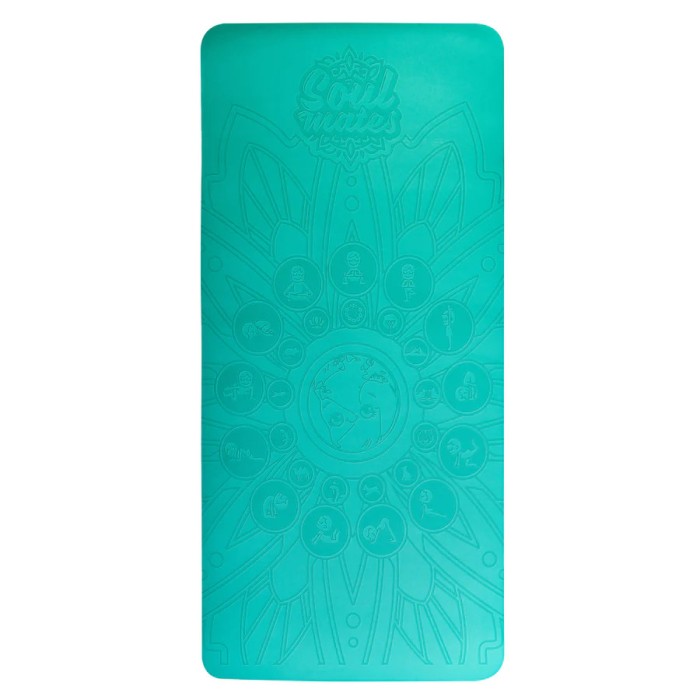 Saltea Yoga pentru copii, ecologica - Earth, turcoaz