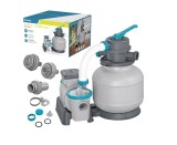 Kit filtrare piscina cu nisip cuartos + nisip 25kg, 8327 l / h, Bestway 21120