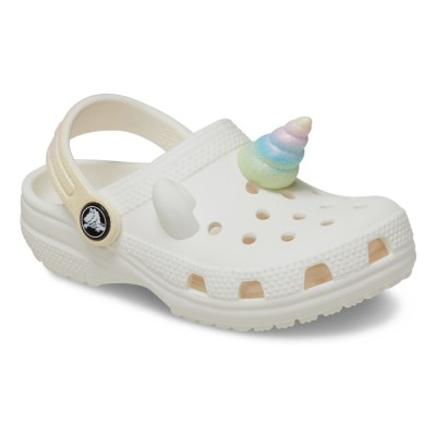 Saboti Crocs Classic Toddler I Am Rainbow Unicorn Clog Alb - Chalk foto