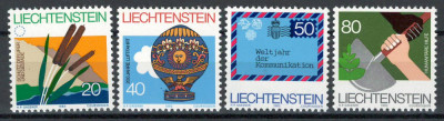 Liechtenstein 1983 824/27 MNH nestampilat - Aniversari foto