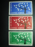 CIPRU 1963 EUROPA SERIE MH