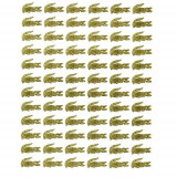 Stickere 3D - simbolul LACOSTE auriu, INGINAILS