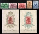Ungaria 1939, Mi #616-620 + Bl 5-6**, serie + colite, Ziua Protestantismului, MNH! Cota 108,50 &euro;!, Nestampilat