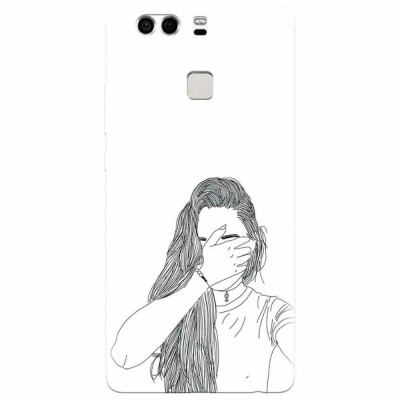Husa silicon pentru Huawei P9 Plus, Dont Look foto