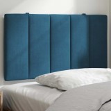 VidaXL Pernă tăblie de pat, Hanko, albastru, 80 cm, catifea 374647