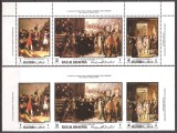 RAS AL KHAIMA 1970 PERSONALITATI FRANCEZE ( 2 serii dt. + ndt.) MNH