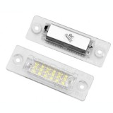 Set 2X Lampi numar LED, pentru VW Touran, Caddy, Golf Plus, Passat, Transporter, Skoda Superb