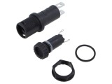 Clema Siguranțe Cilindrice 5x20mm 10A Neagră 250VAC