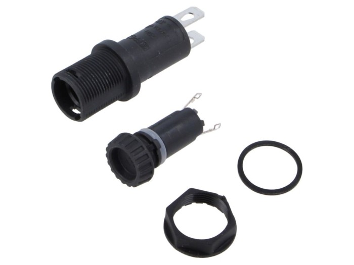 Conector clemă siguranțe 5x20mm IP67