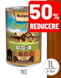 Cumpara ieftin Lazura lemn Bochemit Estetik Clasic 1L, tec, protectie UV
